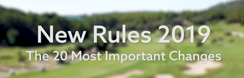 Click to view a 9 minute video of the New Rules 2019 -- The 20 Most Important Changes.